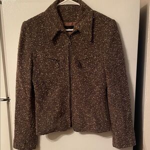 Dina Bar-El Size 4 Virgin‎ Wool Blend Women's Jacket